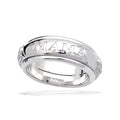 Gecko Jewellery Mama Spinner Ring | Sterling Silver Zirconia Band