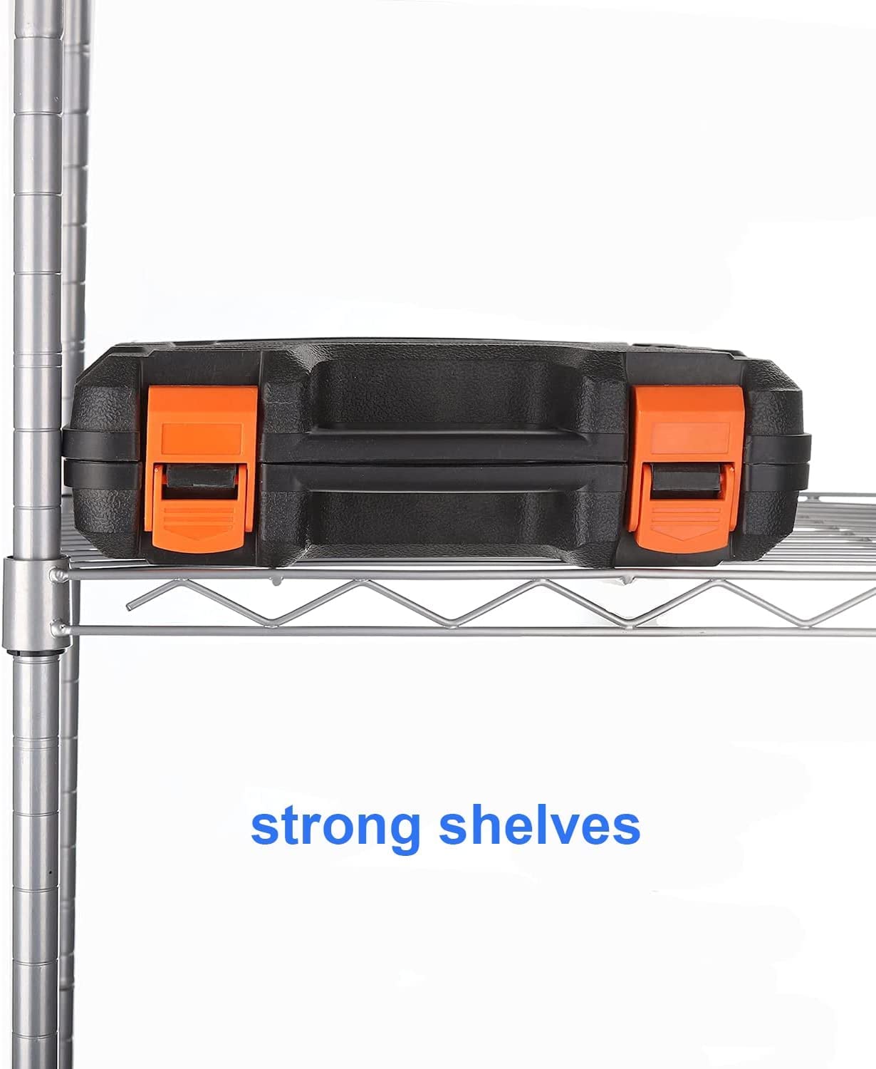 FTEYUET 6-Tier Metal Shelving Unit | Heavy Duty Wire Storage – Silver
