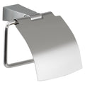 Gedy Tonale Toilet Roll Holder with Lid – Chrome Stainless Steel
