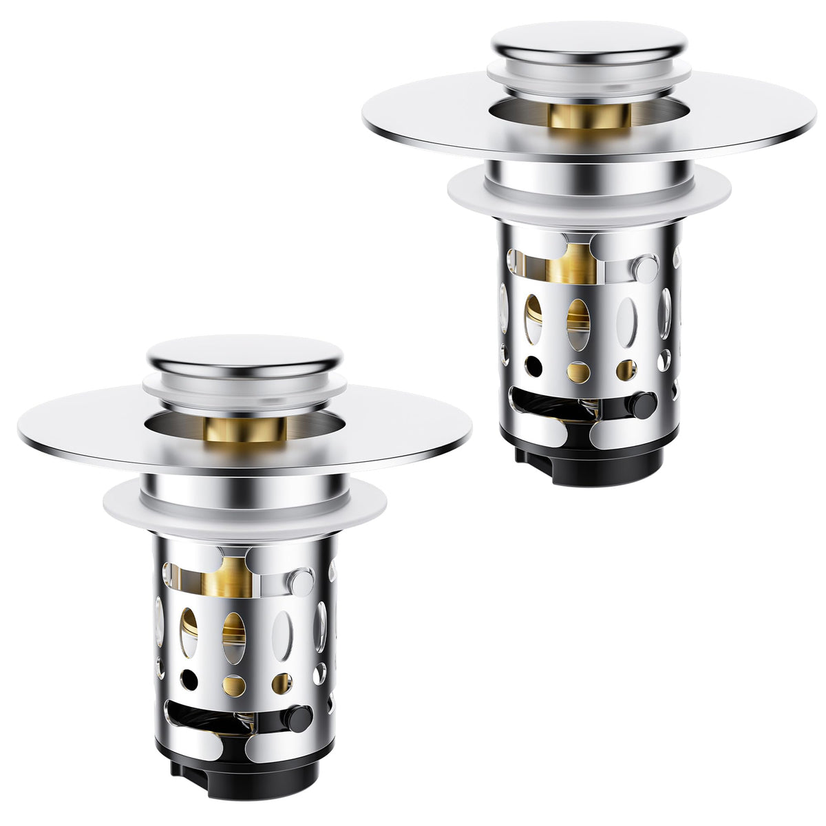 Magichome 2 Pack Bathroom Sink Plug fit for 28-45mm Basin Holes - image 1