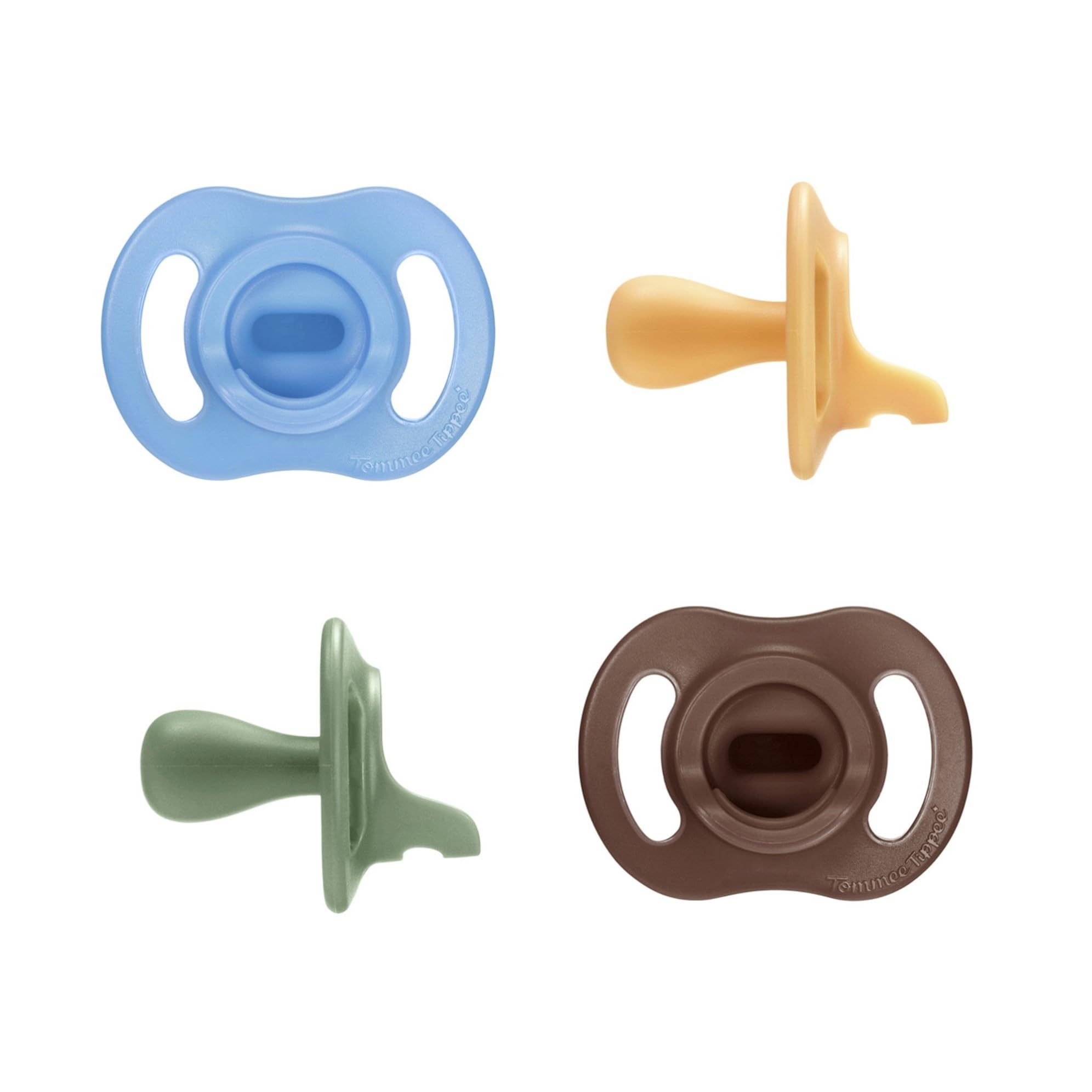Tommee Tippee Ultra-Light Silicone Dummy | Orthodontic Soother 4-Pack