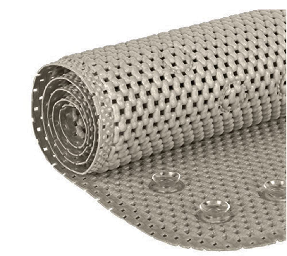 Jolof Store Non-Slip Bathtub Mat – Extra Large 36x17 Soft Foam, Grey