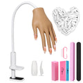 Adonafy Silicone Practice Hand for Acrylic Nails – Flexible Nail Model