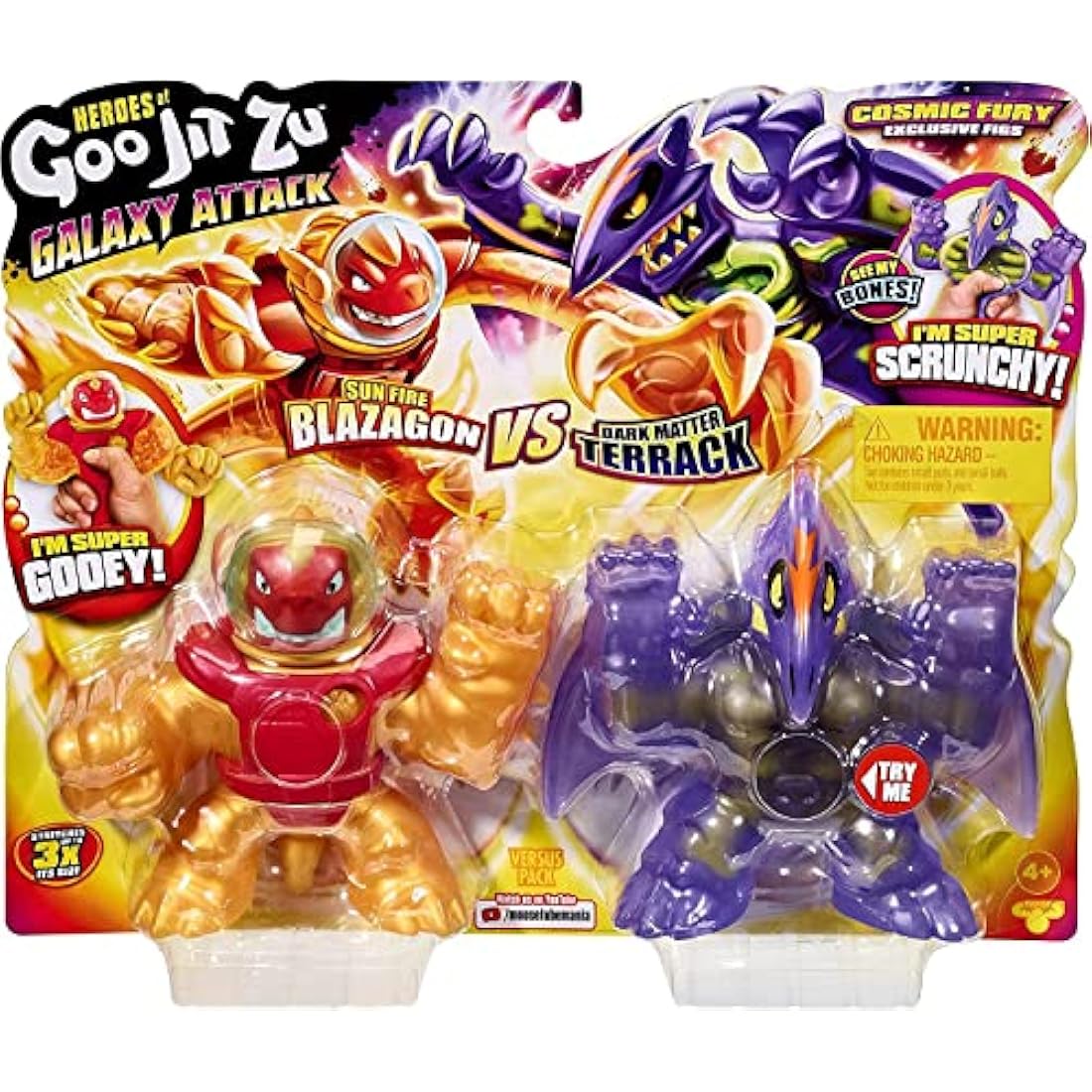 Heroes of Goo Jit Zu Galaxy Attack Versus Pack – Sun Fire Blazagon