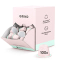 Grind Colombia Light Roast Coffee Pods - 100 Nespresso Compatible Capsules