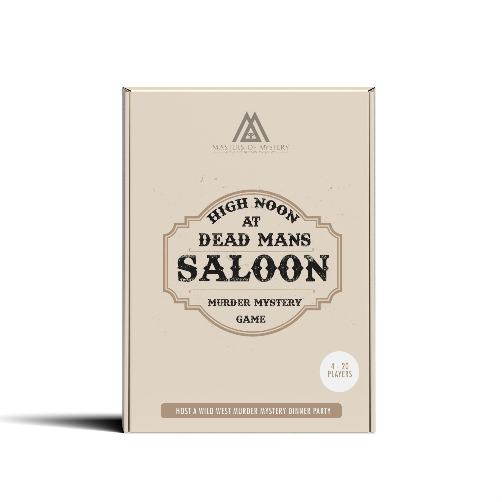 Wild West Murder Mystery Dinner Game - Up to 20 Players
