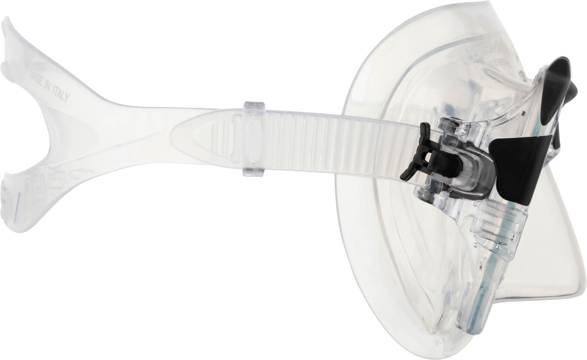 Cressi Matrix Snorkeling Mask – Low Volume Silicone Scuba Mask, Clear
