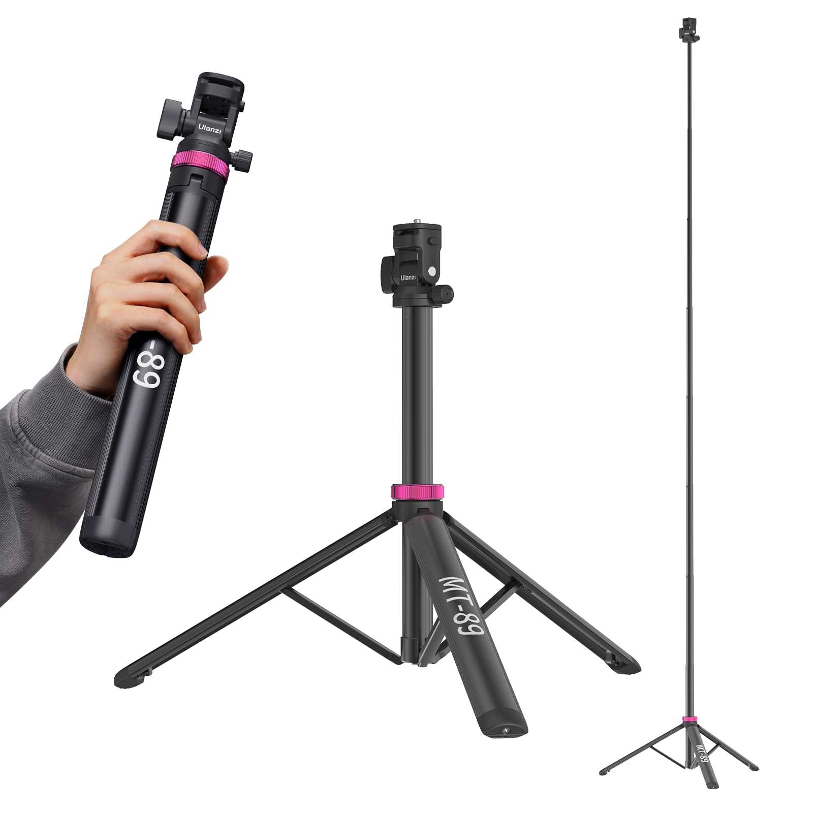 Ulanzi MT-89 82" Aluminum Light Stand & Tripod with 360° Ball Head