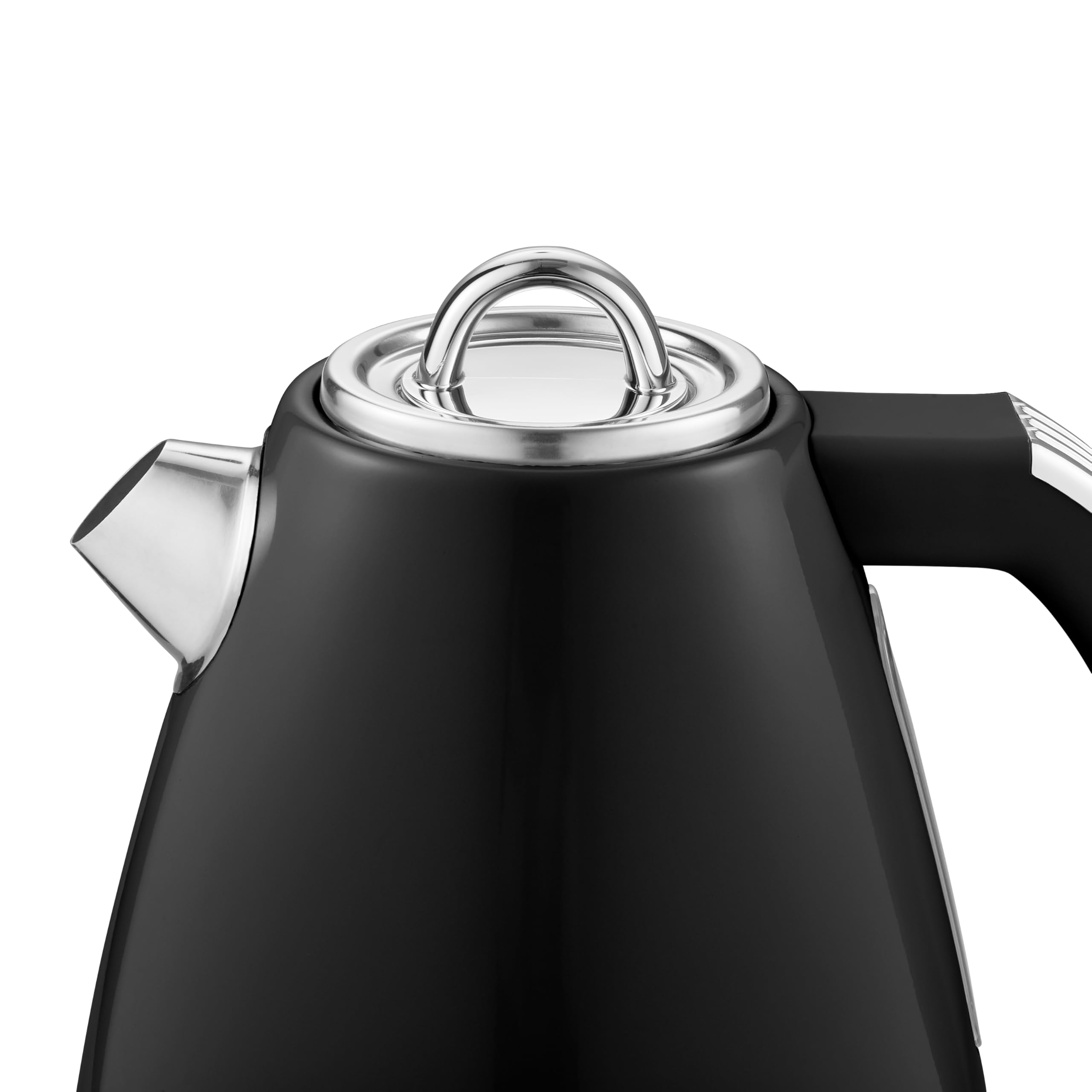 Swan Retro Jug Kettle – 1.5L Fast Boil Electric Kettle, 3KW, Black