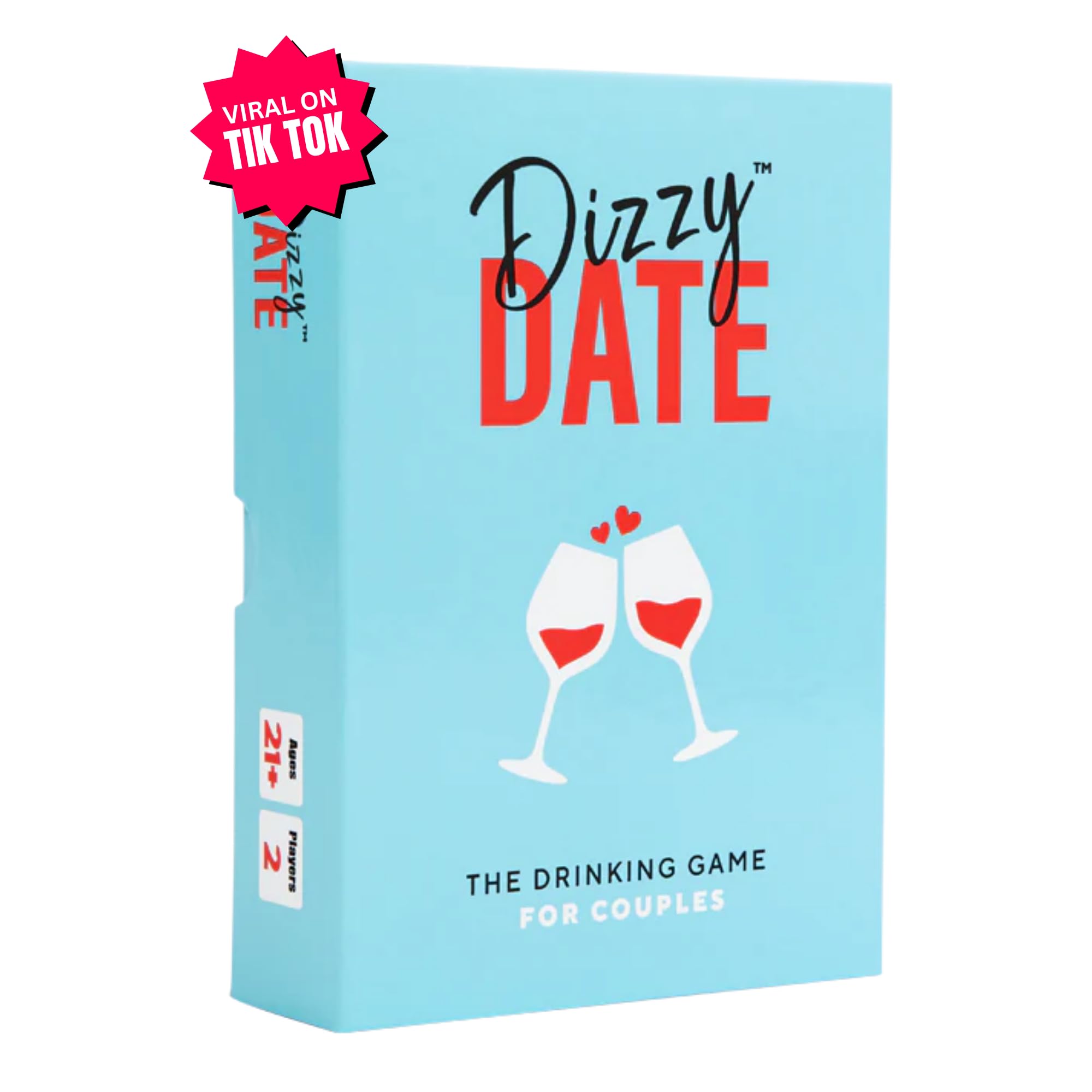 Dizzy Date Adult Drinking Game for Couples – 100 Intimate Cards
