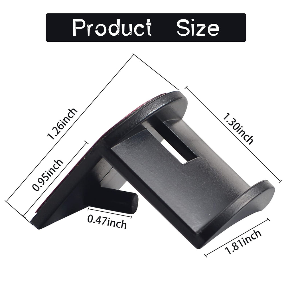 10 Pack Adhesive Hat Holder Cap Hook for Wall Mount No Drilling Hat Rack - image 5