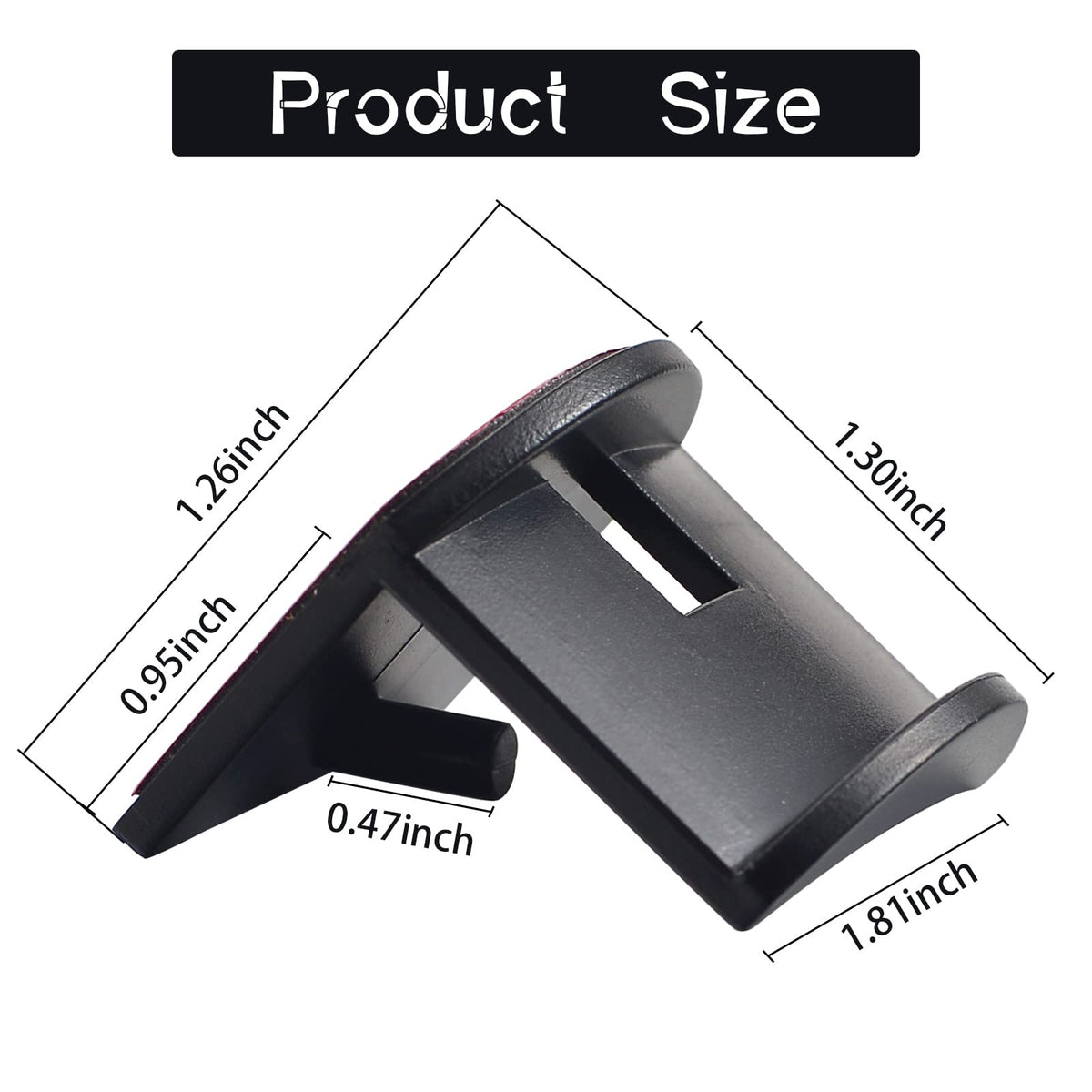 10 Pack Adhesive Hat Holder Cap Hook for Wall Mount No Drilling Hat Rack - image 5