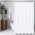 CXTAI White Shower Curtain | Mildew Resistant Polyester – 71x79 Inch