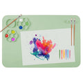 SOQKEEN Silicone Painting Mat – 24x16 Large Non-Stick Reusable Craft Mat