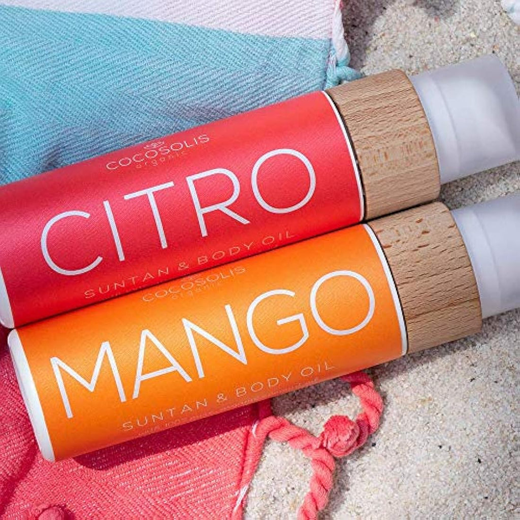 COCOSOLIS CITRO Tanning Accelerator | Organic Citrus Tanning Oil - 110ml