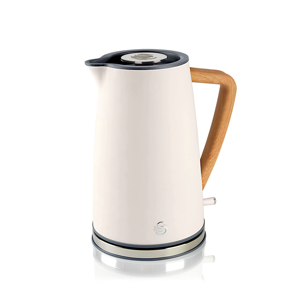 Swan Nordic Jug Kettle | 1.7L Fast Boil Electric Kettle - Matte White