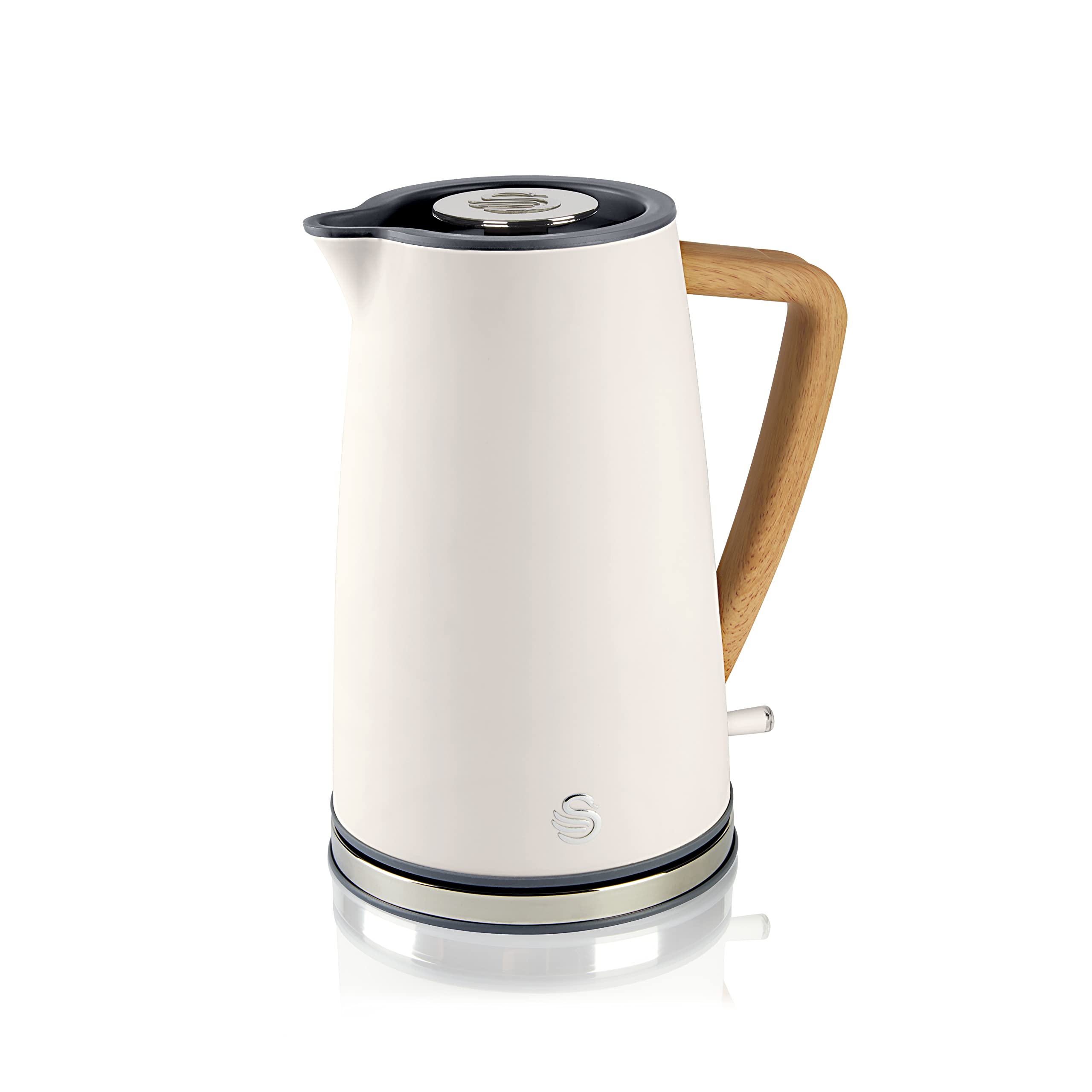 Swan Nordic Jug Kettle | 1.7L Fast Boil Electric Kettle - Matte White