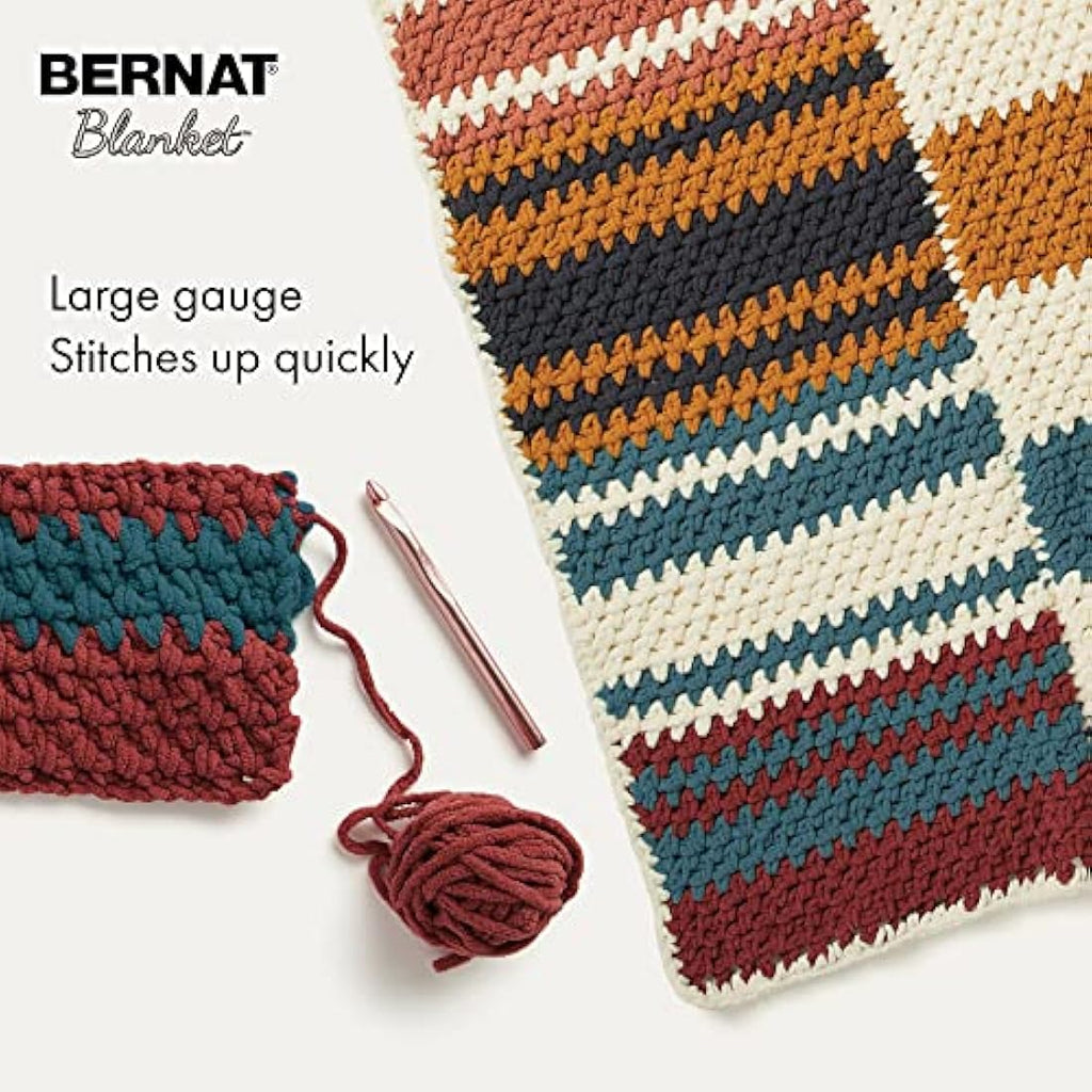 Bernat Blanket Beach Foam Chenille Yarn – 2 Pack Super Bulky Polyester