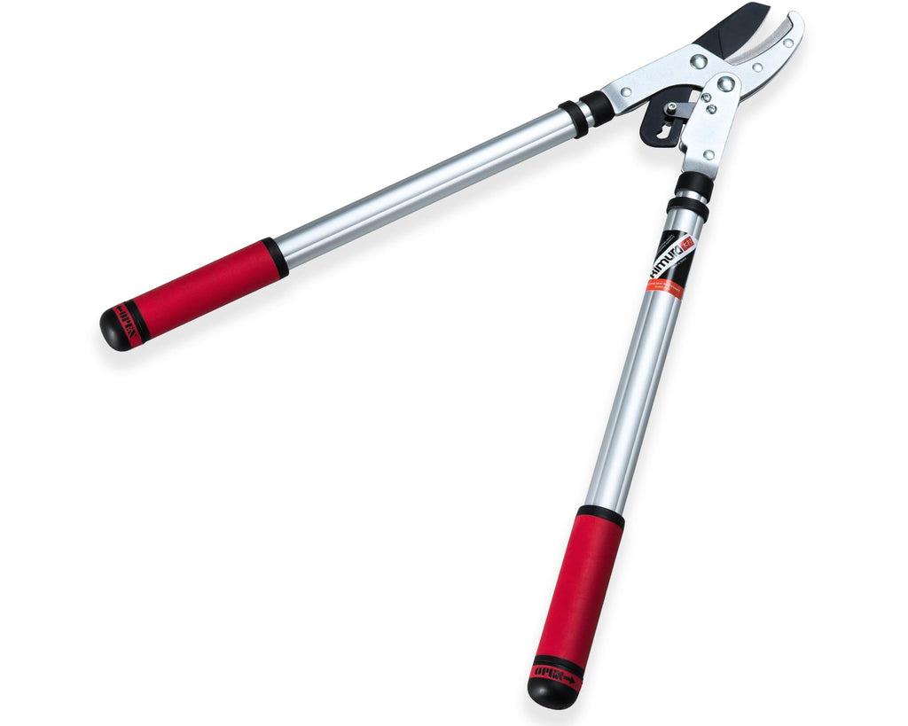 Kimura Pro Heavy Duty Ratchet Garden Loppers | Telescopic Anvil Pruners