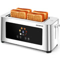 Aigostar 4-Slice Long Slot Toaster | Digital Stainless Steel 1400W
