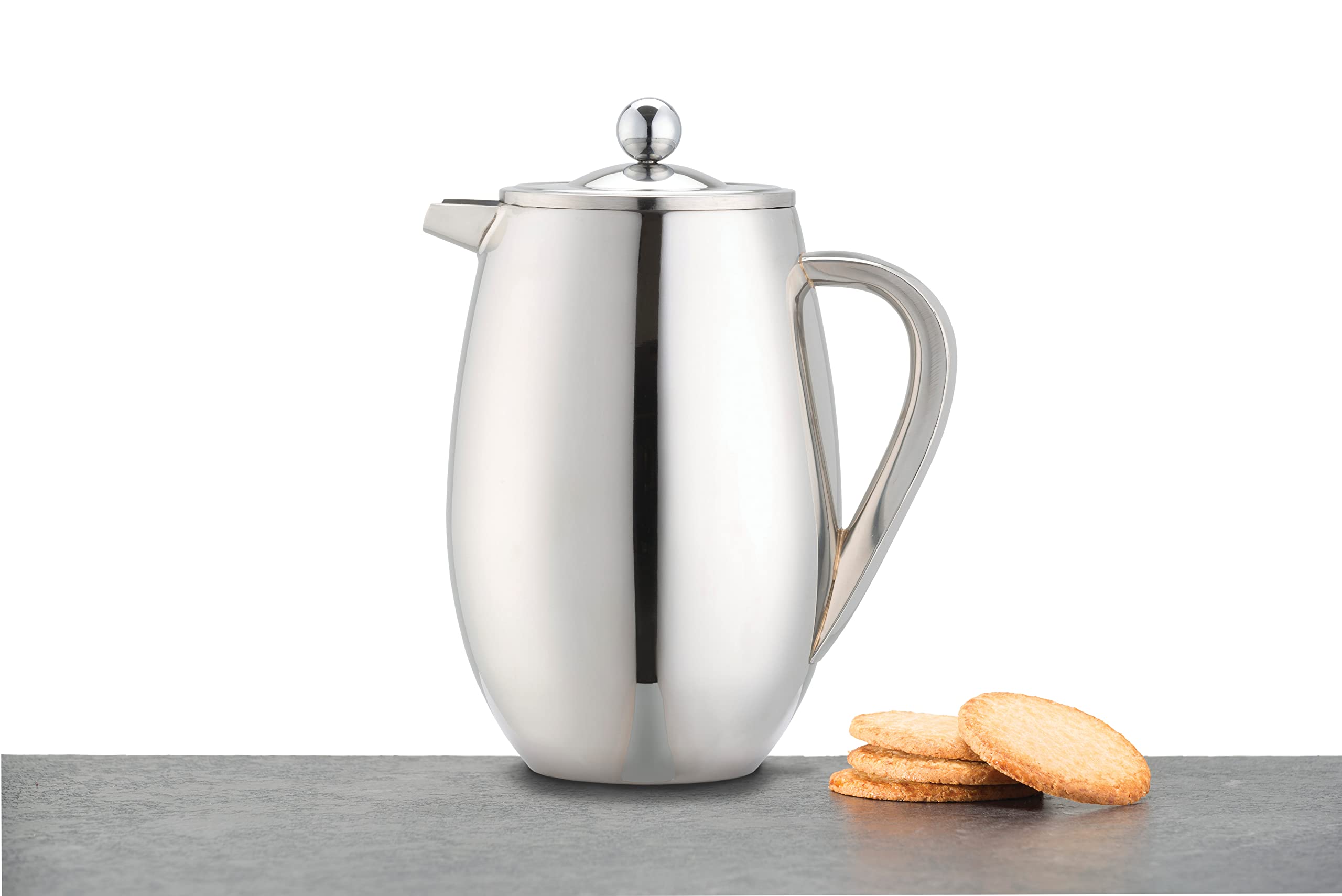 La Cafetière 8-Cup French Press – Double Walled Stainless Steel