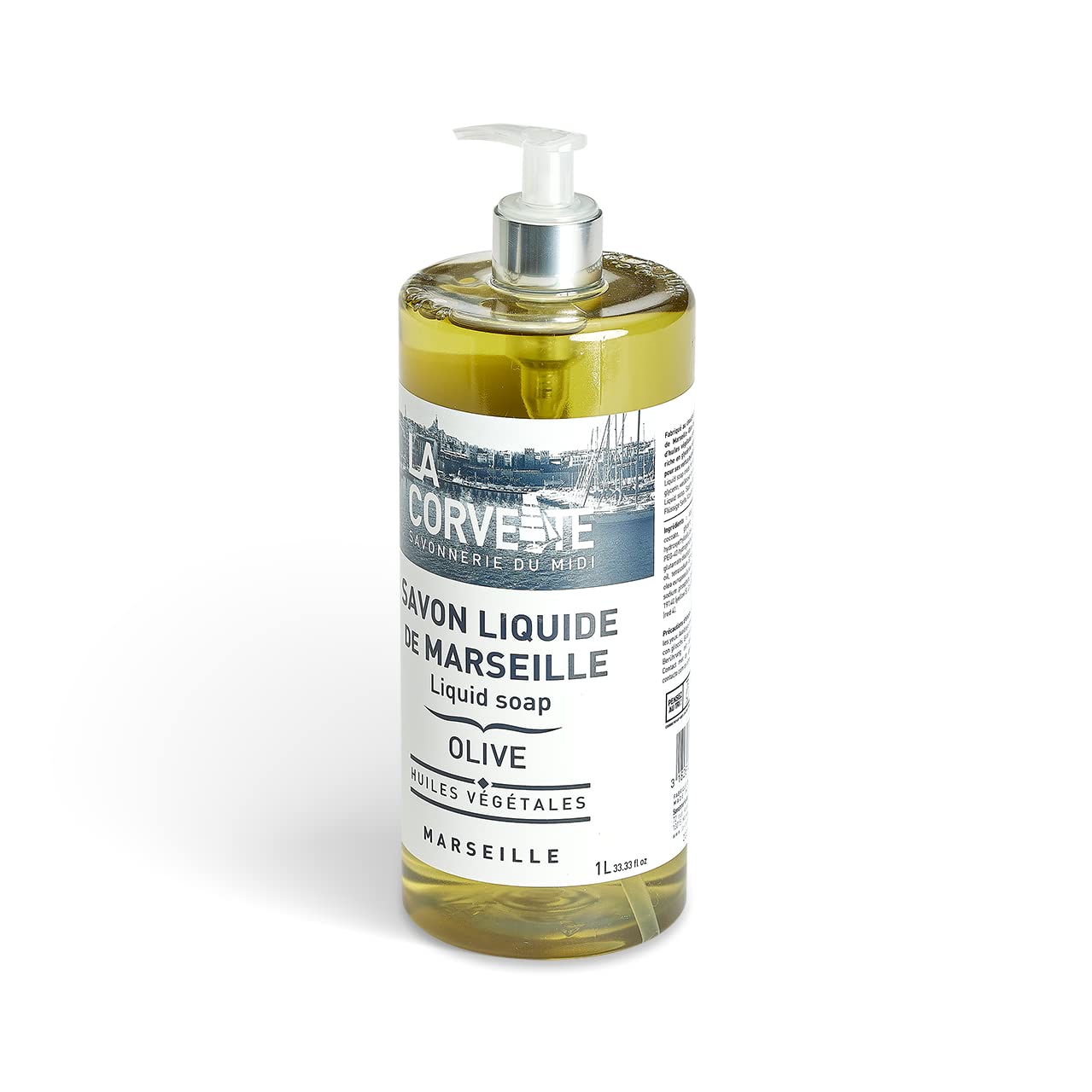La Corvette Liquid Marseille Soap – Natural Vegetable Oil Wash – 1L