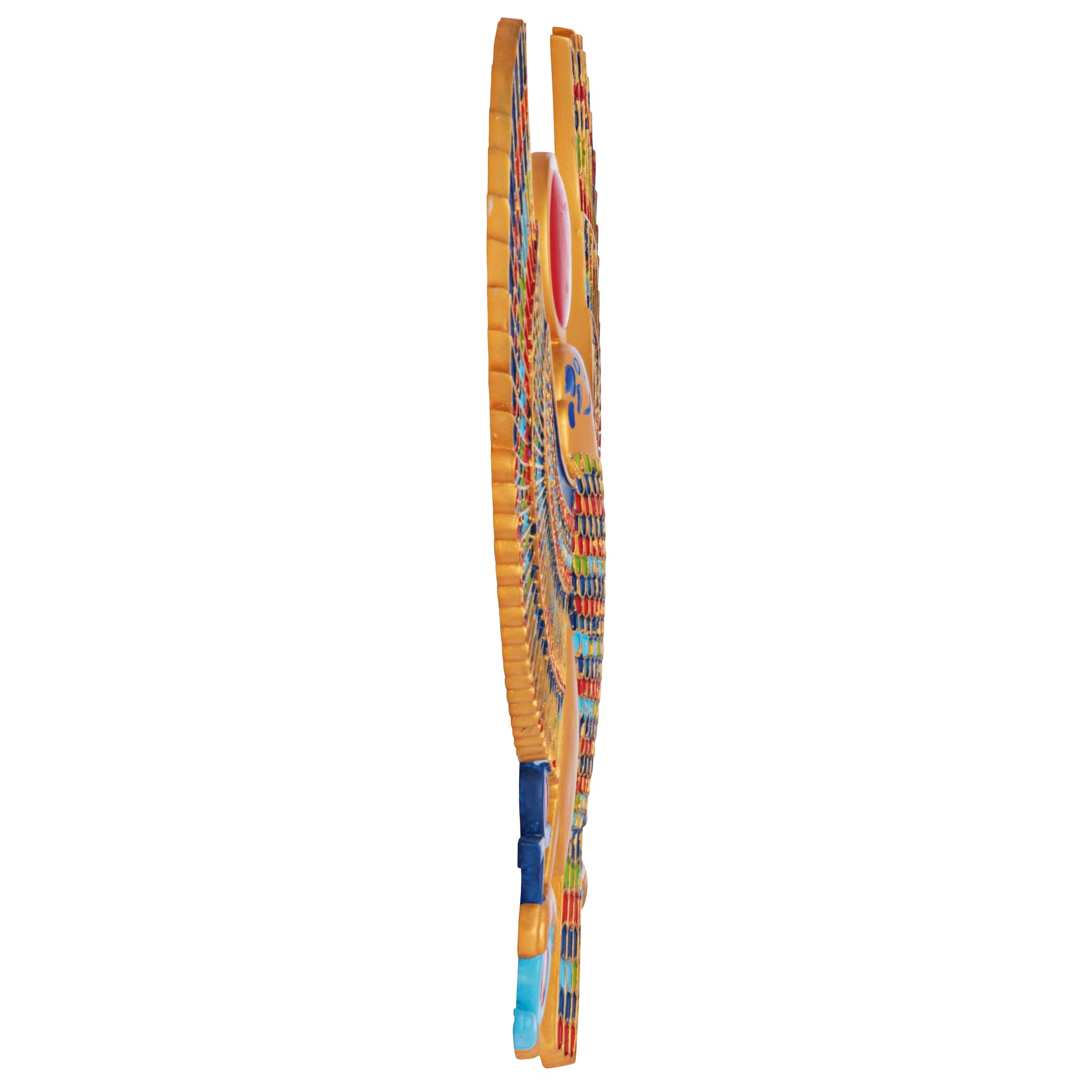 Design Toscano Horus Egyptian Wall Plaque – 15 Inch Hand-Painted Resin