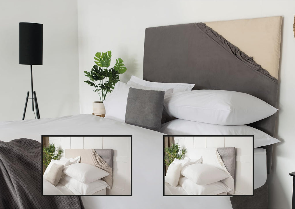 Belledorm Headboard Wrap Charcoal, Double