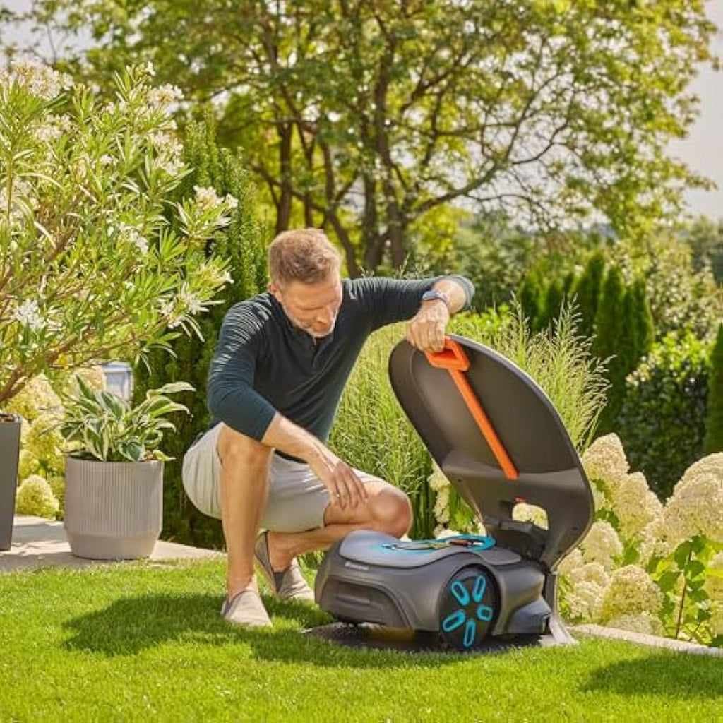 GARDENA Robotic Mower Garage for SILENO Pro/Max/Free – UV-Resistant