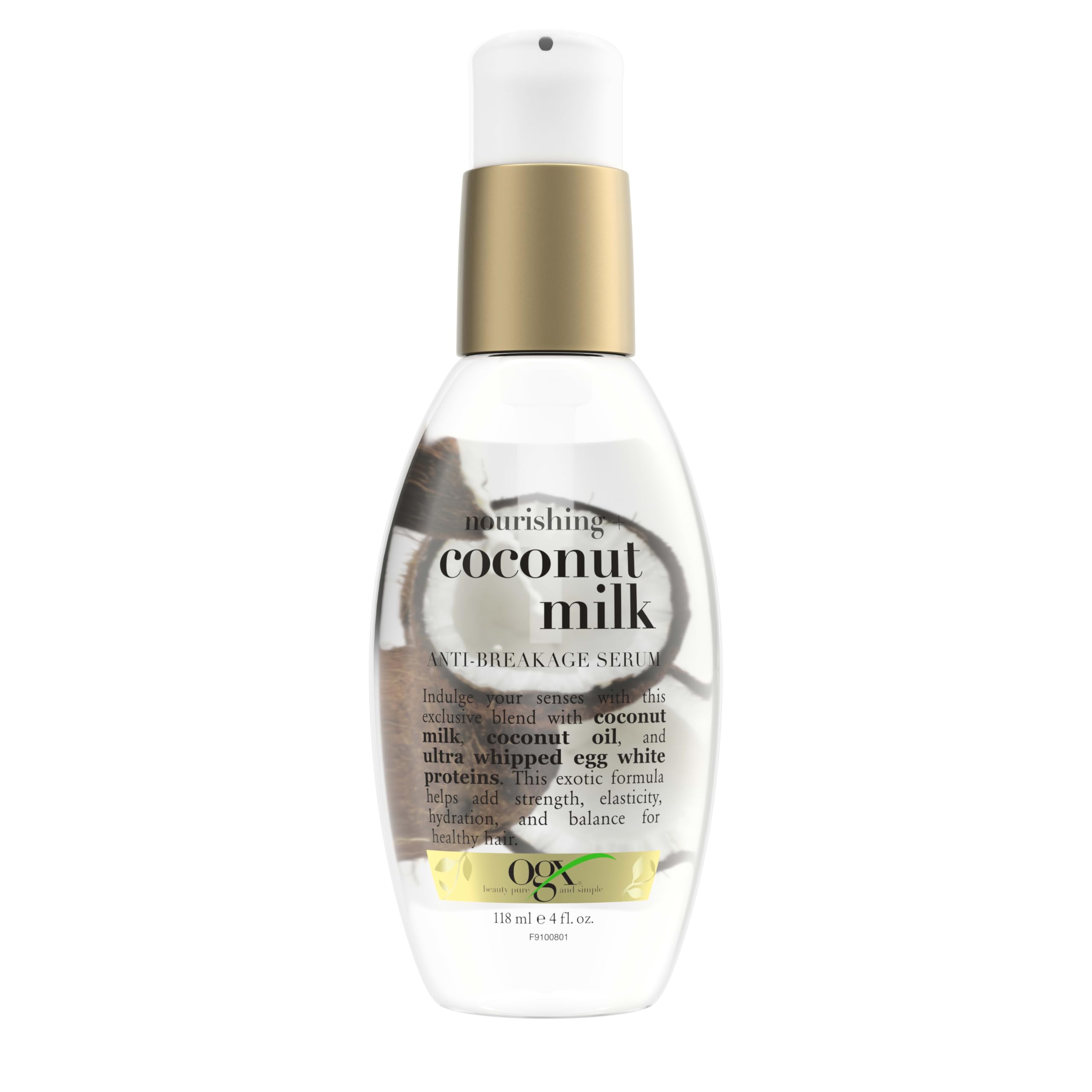 OGX Anti-Breakage Hair Serum - Nourishing Coconut Milk & Silk - 4oz