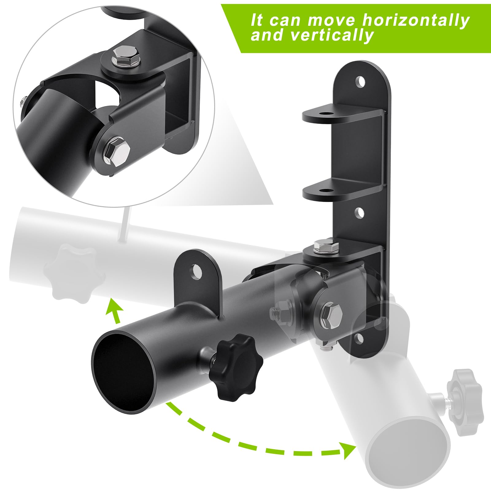Kipika Wall-Mounted Landmine Attachment | 2-Inch Olympic Bar T-Bar Row