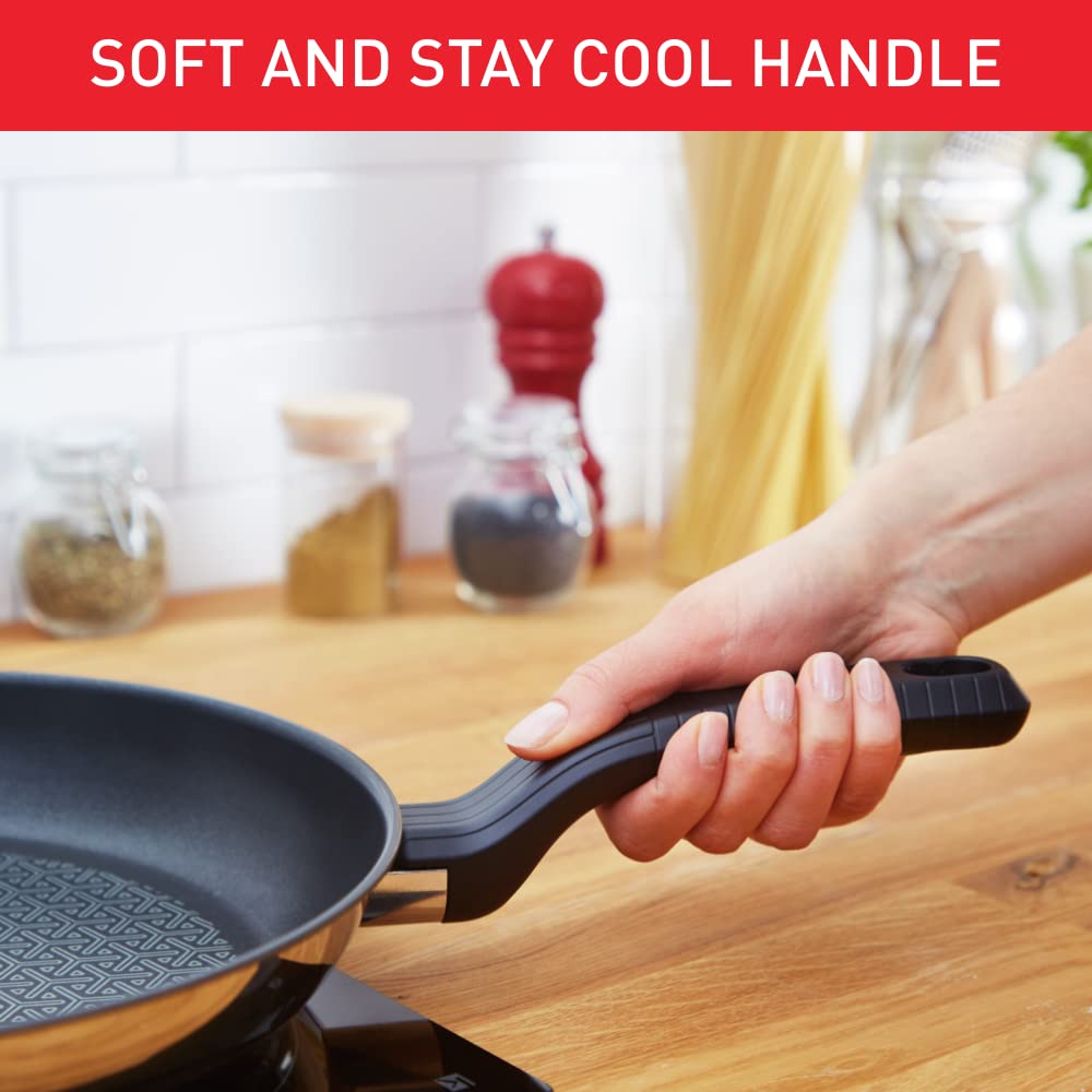 Tefal Comfort Max 30cm Stainless Steel Frying Pan | Non-Stick Induction
