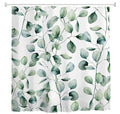 Jolof Store Eucalyptus Leaf Shower Curtain | Waterproof Fabric, 180x180cm