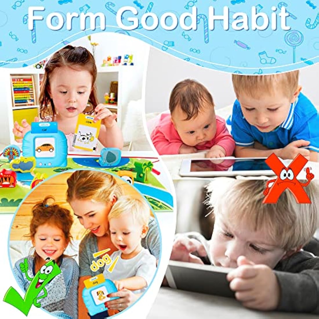 Jolof Store Talking Flash Cards – 255 Montessori Learning Toys for Kids