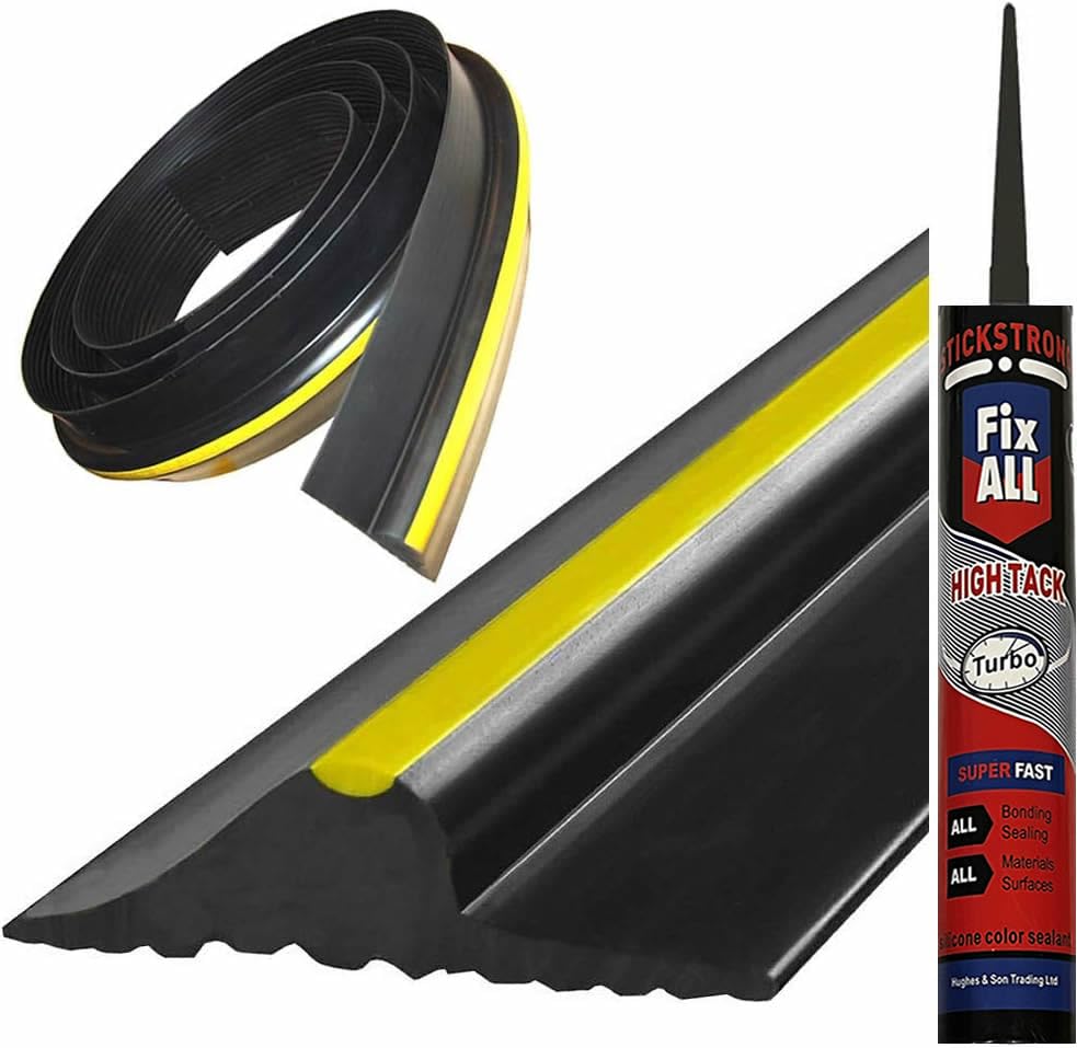 Universal Garage Door Seal Strip – 10FT Rubber Weatherproof
