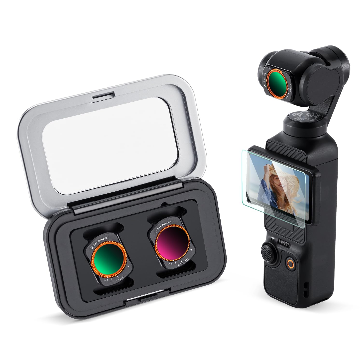 K&F CONCEPT Variable ND2-ND512 Filter Kit for DJI Osmo Pocket 3