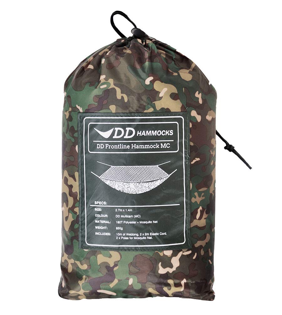 DD Hammocks Frontline MC Camo Jungle Hammock with Mosquito Net