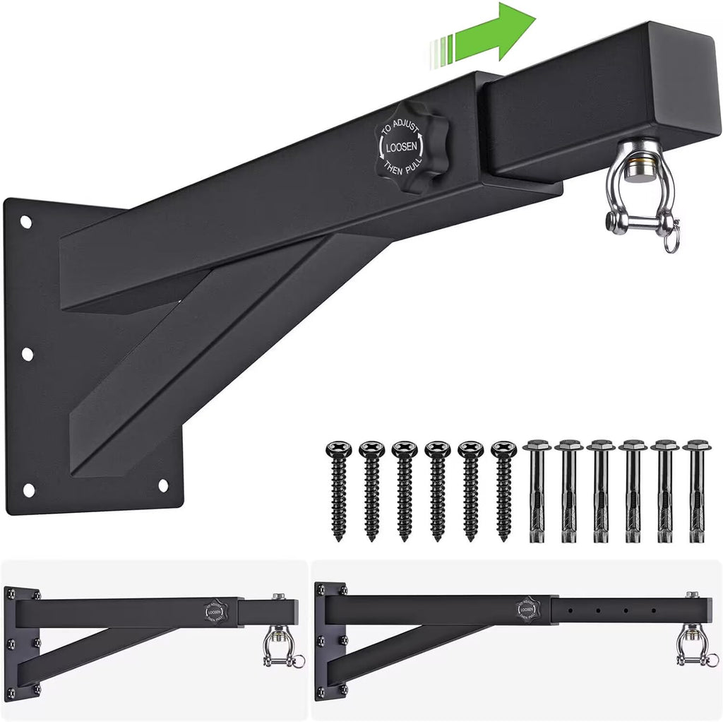 BeneLabel Heavy Duty Punch Bag Bracket | Adjustable Wall Mount Hanger