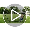 Jolof Store 9ft Portable Hammock Stand - Heavy-Duty 550lb Steel Frame