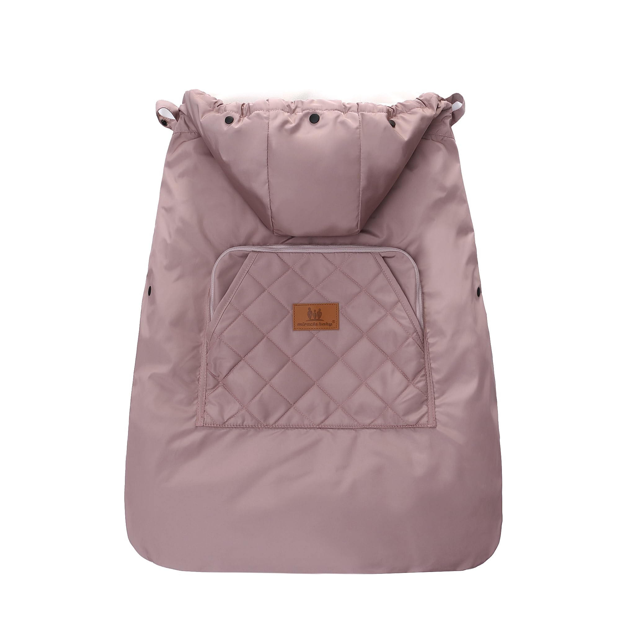 Jolof Store Universal Baby Carrier Cover – Weatherproof Fleece Sling, Pink