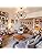 LynPon 12-Light Black Sputnik Chandelier - Modern Industrial Pendant Light