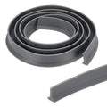 PATIKIL 79" Collapsible Shower Water Dam Guard – Gray TPE Splash Barrier