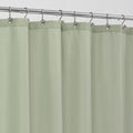 Alyvia Spring Sage Green Fabric Shower Curtain Liner – Waterproof & Weighted