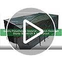 RICHIE Waterproof Patio Furniture Cover | Large Rectangular PE Tarp