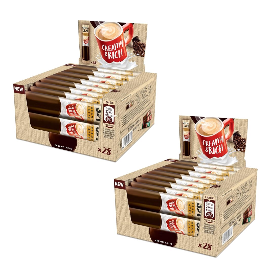 3in1 Instant Coffee Sachets | Creamy & Strong (60 Count)