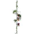 BAOYOUNI 5-Tier Tension Pole Plant Stand | Stainless Steel Flower Rack