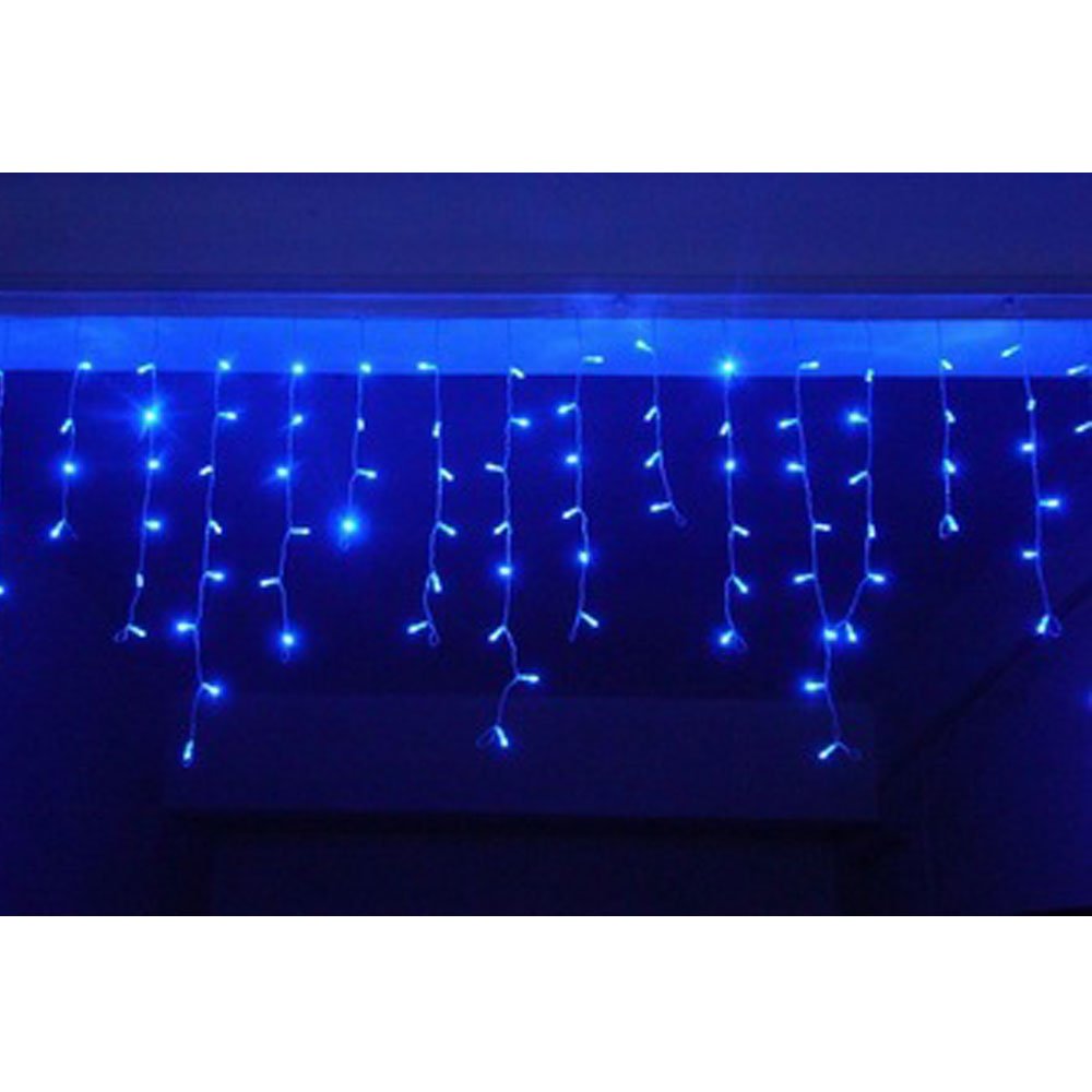 Jolof Store Blue Icicle Christmas Lights – 400 LED Waterproof 10M Fairy Lights