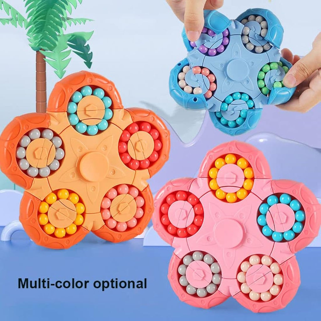 Magic Bean Rotating Cube | Fidget Spinner Puzzle Toy
