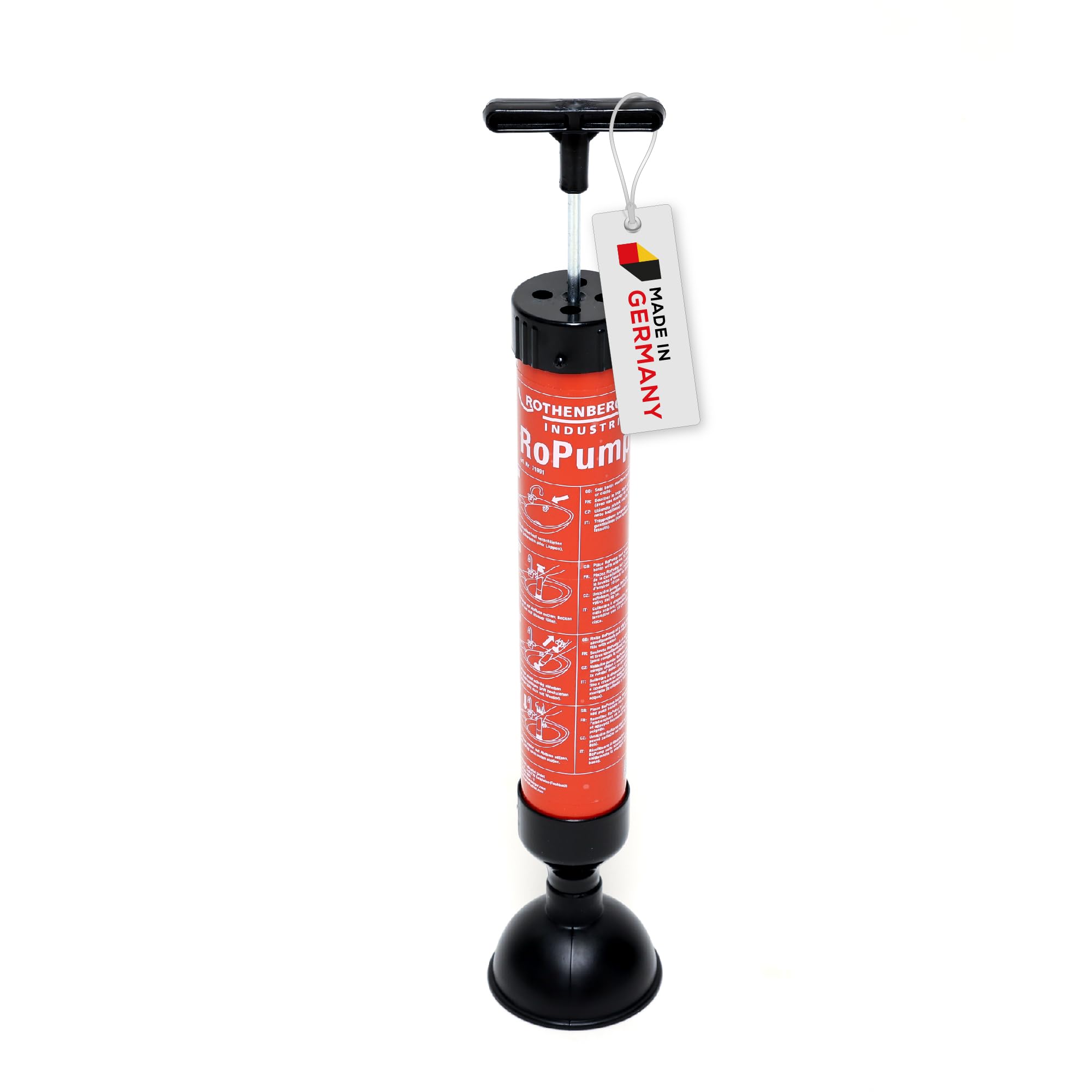ROTHENBERGER RoPump Suction Pressure Drain Cleaner for Pipe Blockages