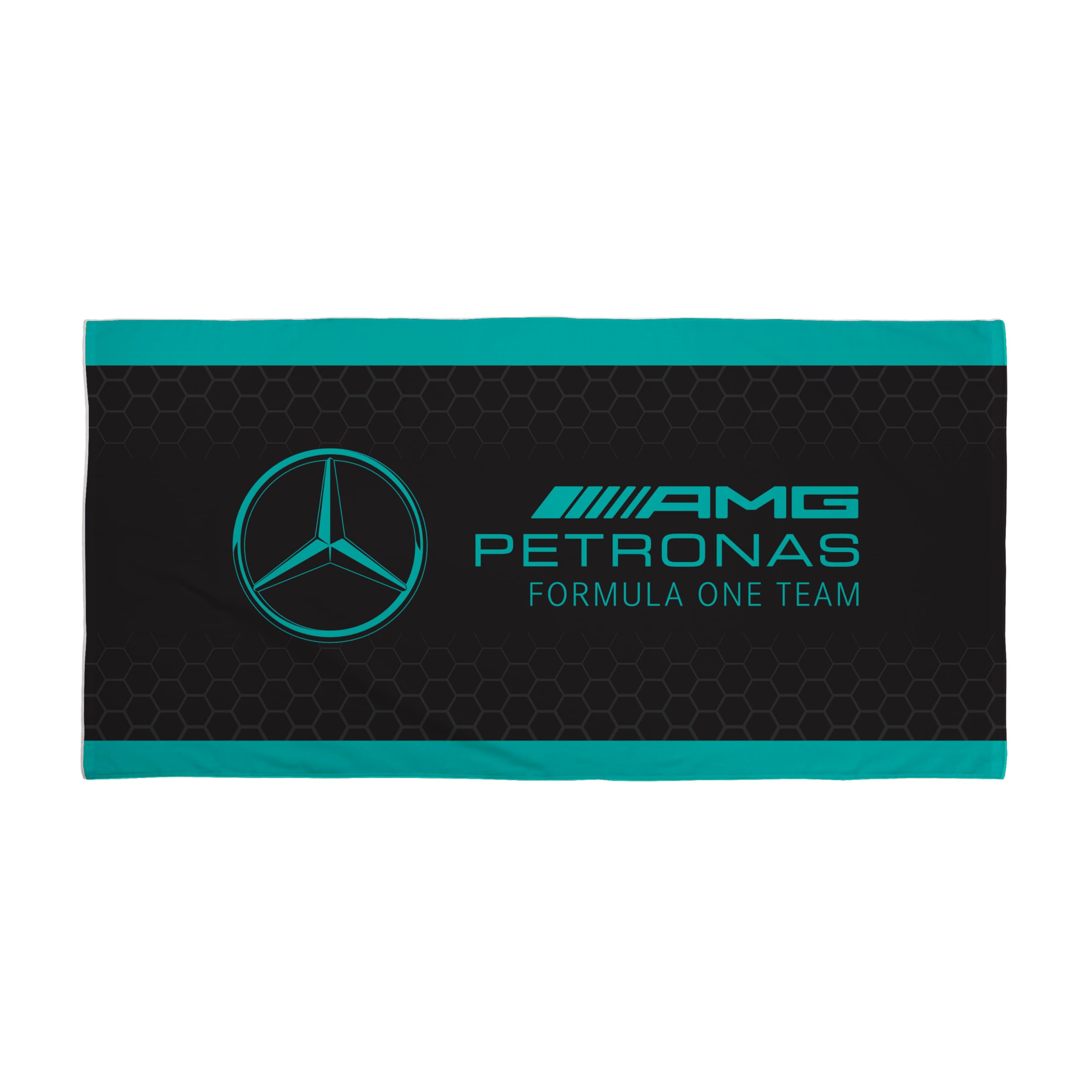 Mercedes F1 Team Beach Towel | 100% Cotton Super Soft | 75 x 150cm